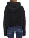 Dsquared2 Logo Cotton Sweatshirt In Black
