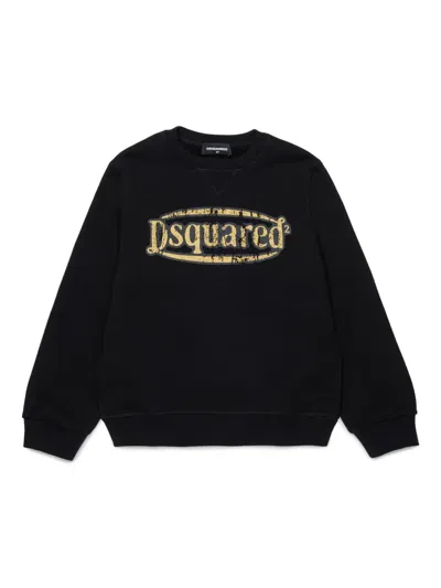 DSQUARED2 LOGO COTTON SWEATSHIRT
