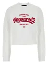 Dsquared2 Dsquared White Cotton Sweatshirt In White