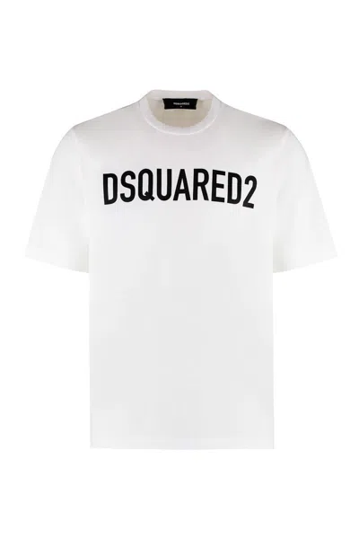 DSQUARED2 DSQUARED2 LOGO COTTON T-SHIRT