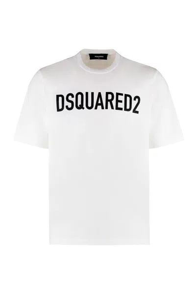 DSQUARED2 DSQUARED2 LOGO COTTON T-SHIRT