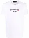 Dsquared2 Men's White Cotton T-shirt With Logo