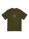 Dsquared2 Logo Cotton T-shirt In Green
