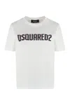Dsquared2 Dsquared Woman White Cotton T-shirt In White