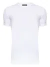 Dsquared2 Man T-shirt White Size Xxl Cotton In White