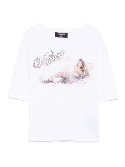DSQUARED2 DSQUARED2 LOGO COTTON T-SHIRT