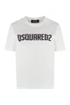 Dsquared2 Logo Cotton T-shirt In White
