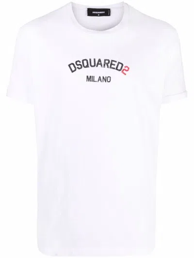 DSQUARED2 DSQUARED2 LOGO COTTON T-SHIRT