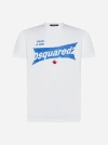 Dsquared2 Logo-print Cotton T-shirt In White