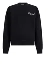 Dsquared2 Logo Crew-neck Sweatshirt In Black
