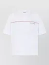 Dsquared2 Men White Crewneck T-shirt With Logo Lettering On The Front In Cotton Man