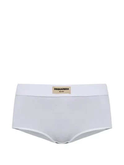 Dsquared2 Logo Culotte In White