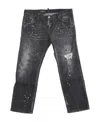 Dsquared2 Logo Denim Pants In Black