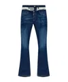 Dsquared2 Sharpei Bootcut Jeans In Blue