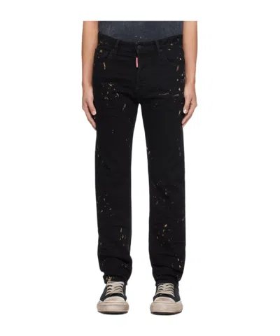 Dsquared2 Black 642 Jeans In 900 Black