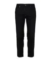 Dsquared2 Cotton Cargo Trouser With Logo Patch In Black