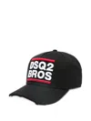 Dsquared2 Dsquared Men Black Cotton Baseball Cap In Black
