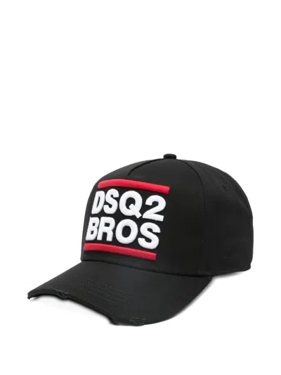 Dsquared2 Logo-detail Baseball Cap In Black