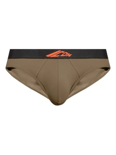 Dsquared2 Logo-detail Briefs In Brown