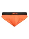 Dsquared2 Logo-detail Briefs In Orange