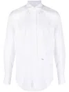 Dsquared2 Logo-detail Button-up Shirt In White