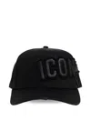 Dsquared2 Logo-detail Cap In Black