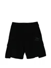 Dsquared2 Logo-detail Cargo Shorts In Black