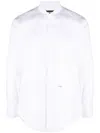 Dsquared2 Embroidered-logo Detail Shirt In White
