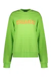 DSQUARED2 LOGO DETAIL COTTON SWEATSHIRT