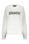 Dsquared2 Logo Print Sweatshirt In White
