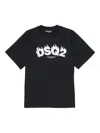 Dsquared2 Logo-detail Crew-neck T-shirt In Black
