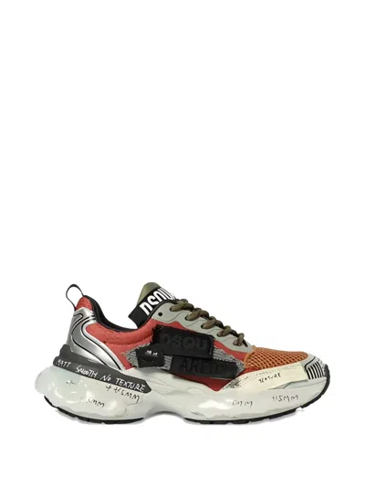 Dsquared2 Logo-detail Lace-up Sneakers In Multi