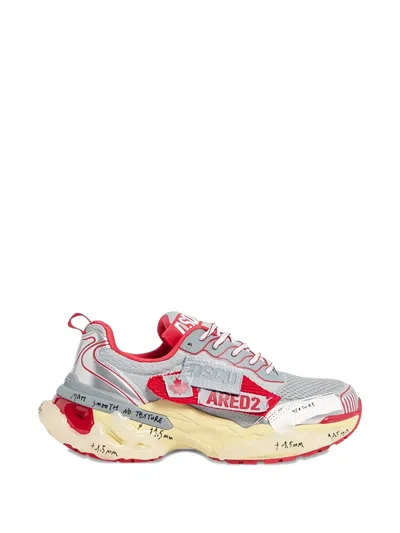 Dsquared2 Logo-detail Lace-up Sneakers In Multi