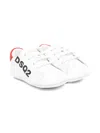 Dsquared2 Logo-detail Pre-walkers In White