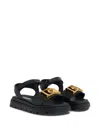 Dsquared2 Logo-detail Sandals In Multi