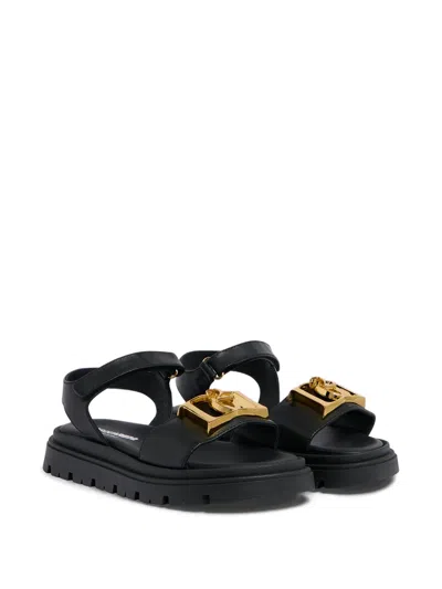 Dsquared2 Kids' Logo-detail Sandals In Multi