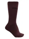 Dsquared2 Logo-detail Socks In Brown
