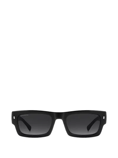 Dsquared2 Logo-detail Sunglasses In Black