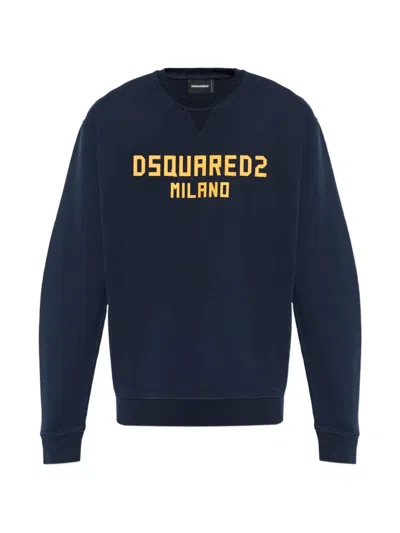 DSQUARED2 LOGO-DETAIL SWEATSHIRT