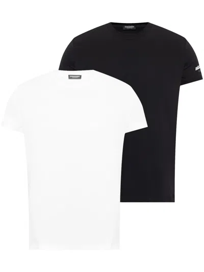 Dsquared2 Logo-detail T-shirt (set Of Two) In Multi