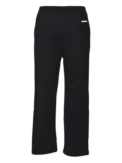 Dsquared2 Logo-detail Trousers In Black