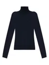 Dsquared2 Logo-detail Turtleneck Sweater In Blue
