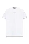 Dsquared2 Logo-stamp Cotton-blend T-shirt In White