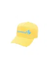 Dsquared2 Logo-detailed Distressed Baseball Cap In Yellow