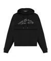 Dsquared2 Logo Detailed Drawstring Hoodie In Black