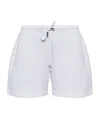Dsquared2 Printed Track Shorts In White