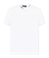 Dsquared2 Regular Crew Neck Embroidered Detail Short Sleeves In White