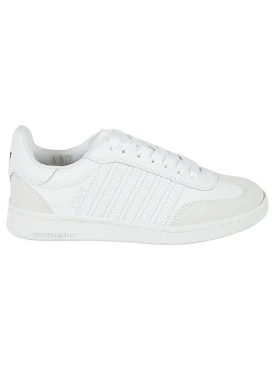 Dsquared2 Logo Detailed Sneakers In White