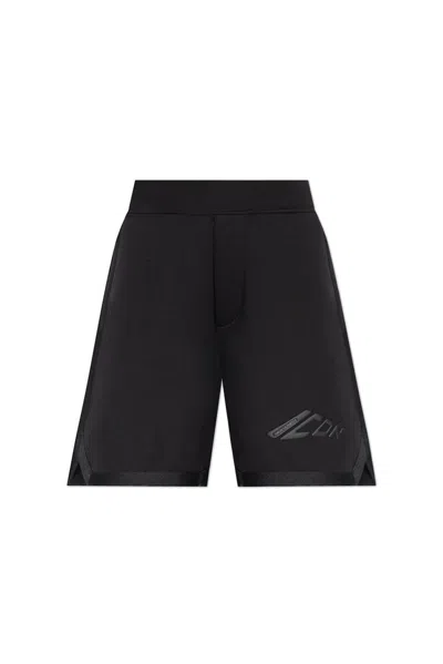 Dsquared2 Logo Detailed Sports Shorts In Black