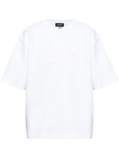 Dsquared2 Logo-detailed T-shirt In White